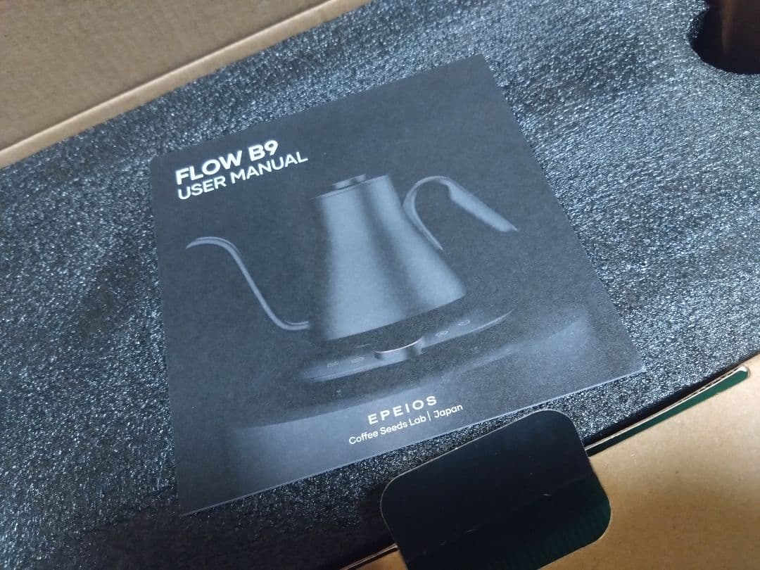 Cocinare FLOW B9 電気ケトル　エペイオス　EPEIOS ブラック
