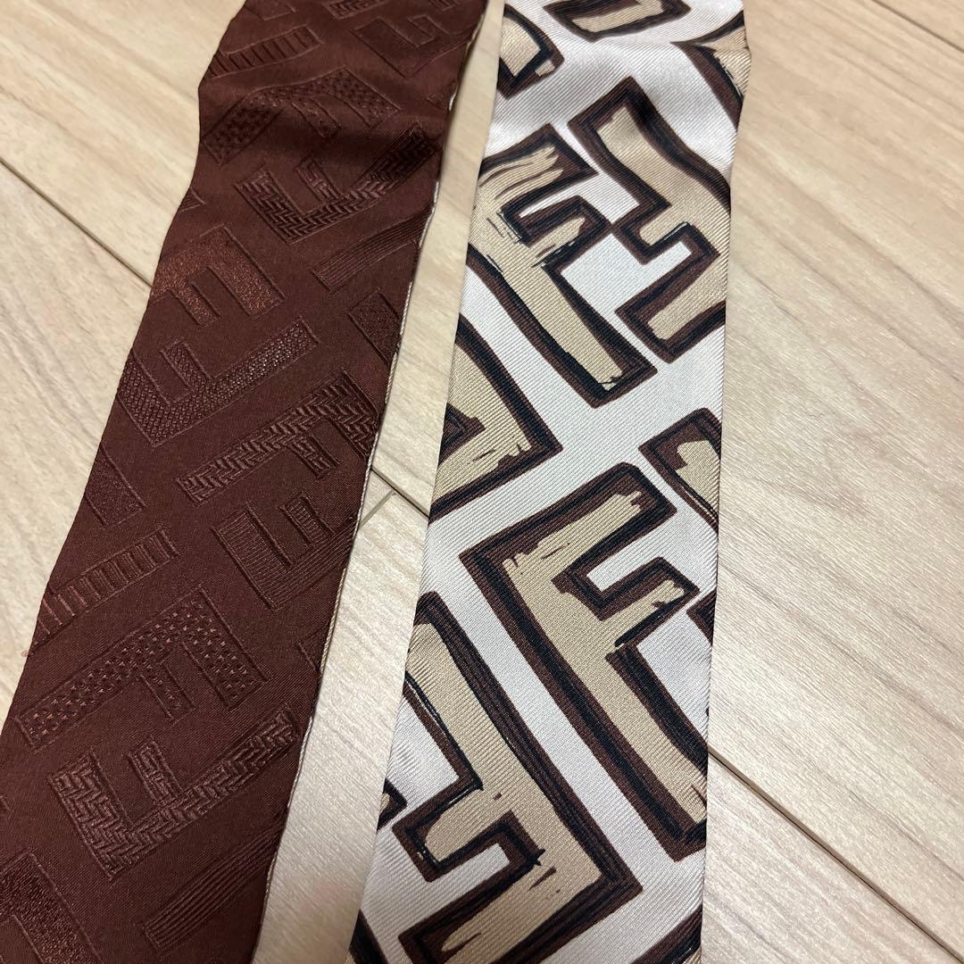 FENDI フェンディ ラッピー スカーフ バンダナ リバーシブル