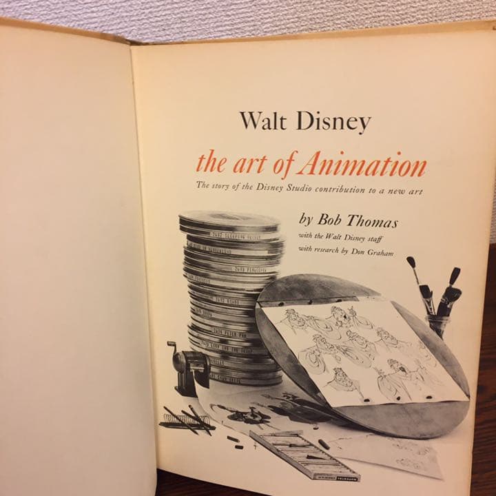 古書　Walt Disney the art of ANIMATION