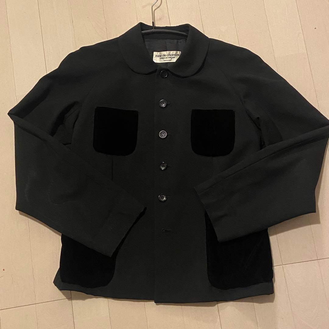 tricot COMME des GARCONS ジャケット　ベルベットポケット