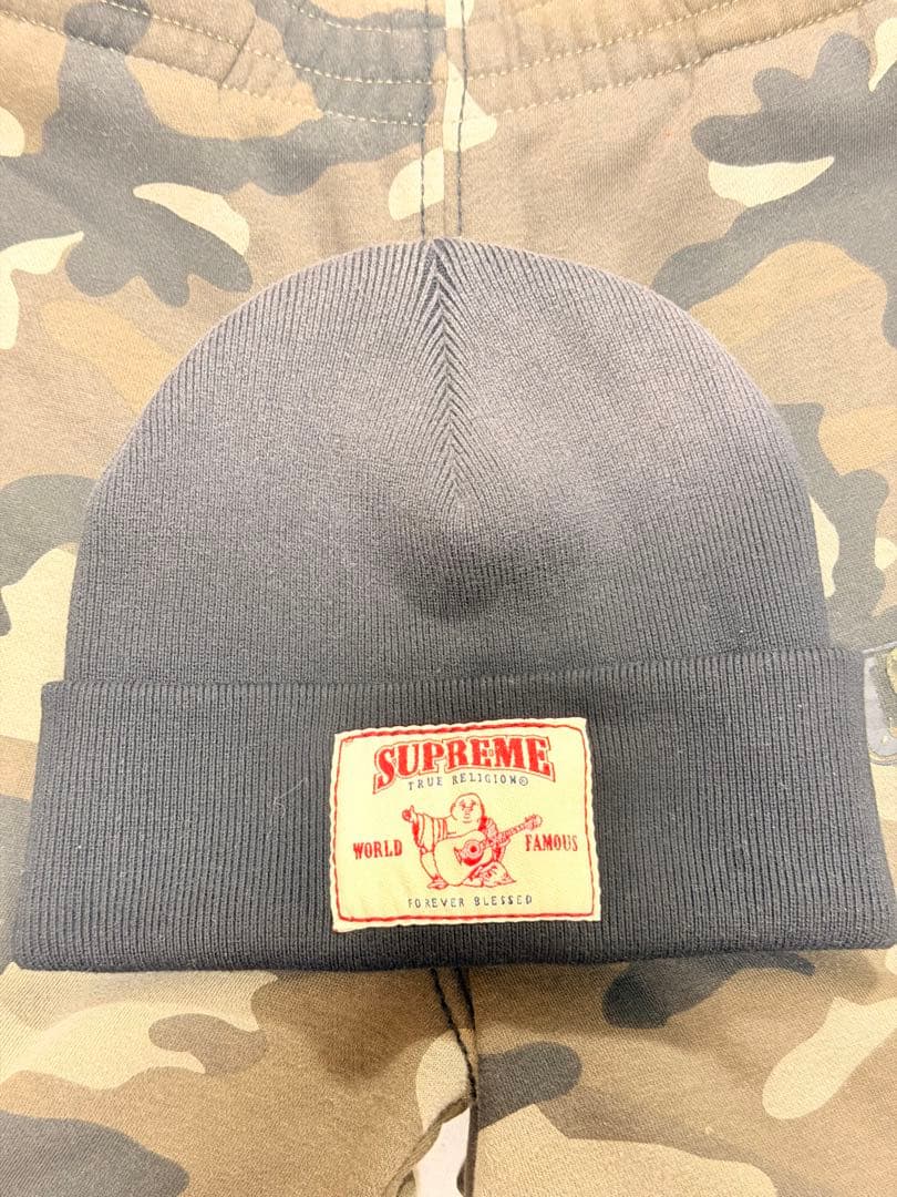 SUPREME true religion ビーニー ブラック