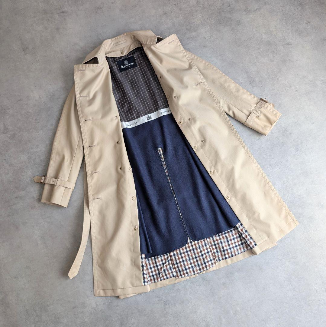 Aquascutum トレンチコート アクアスキュータム ライナー付き