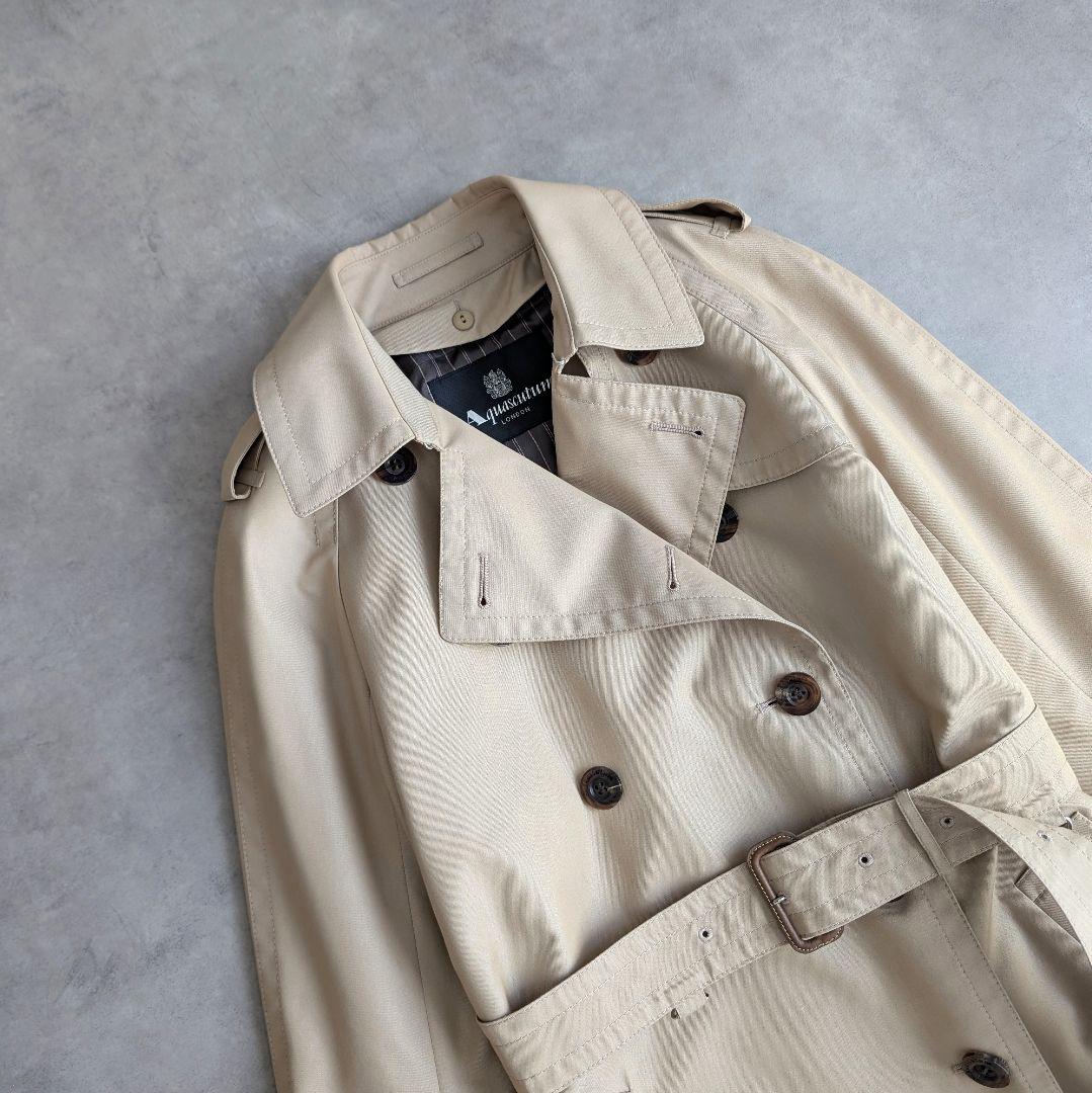 Aquascutum トレンチコート アクアスキュータム ライナー付き