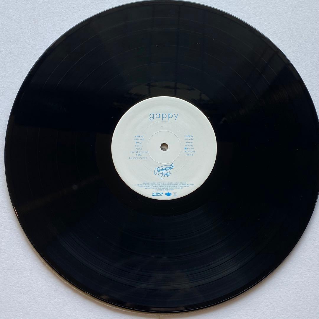 【美品】おかもとえみ gappy LPレコード