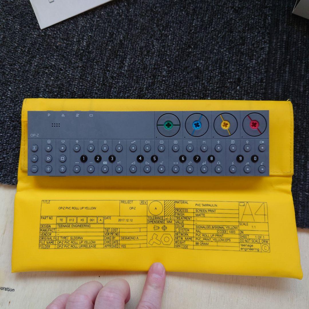 i*c様 OP-Z teenage engineering ケースとoplab付