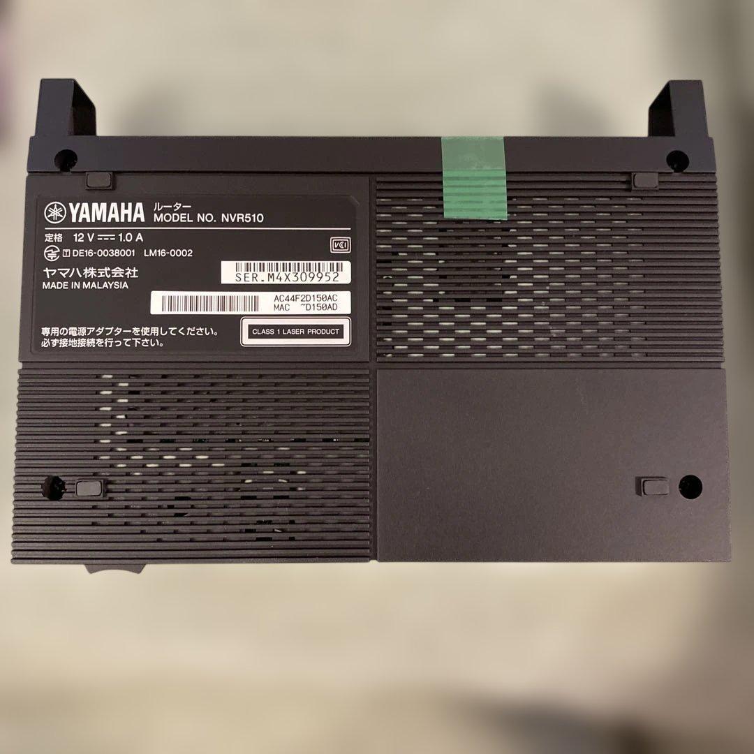 YAMAHA NVR510 初期化 動作確認済