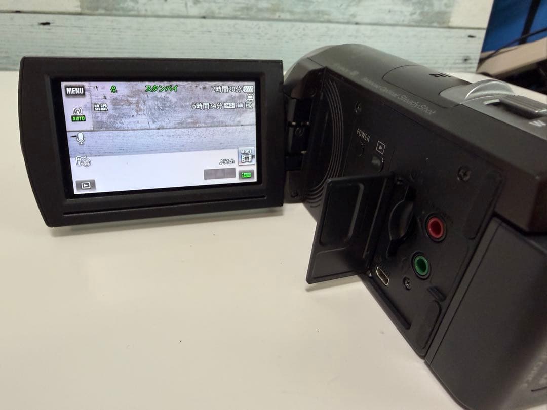 SONY HDR-CX430V ビデオカメラ 32GB バッテリー2本付