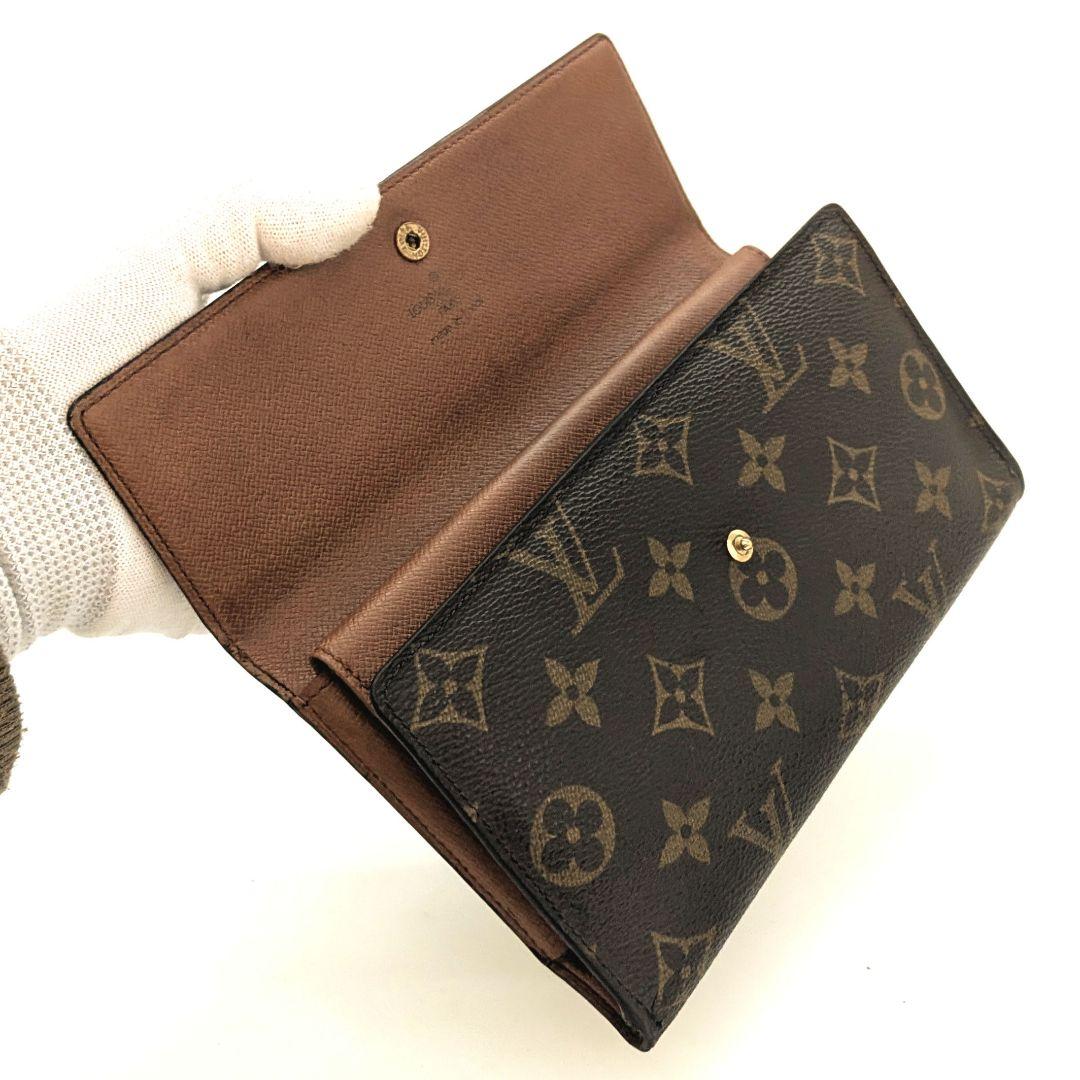 ルイヴィトン モノグラム インターナショナル 三つ折り 長財布 B48