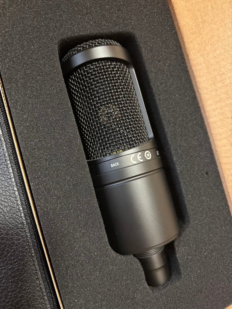 audio-technica AT2020 コンデンサーマイク　付属品付き