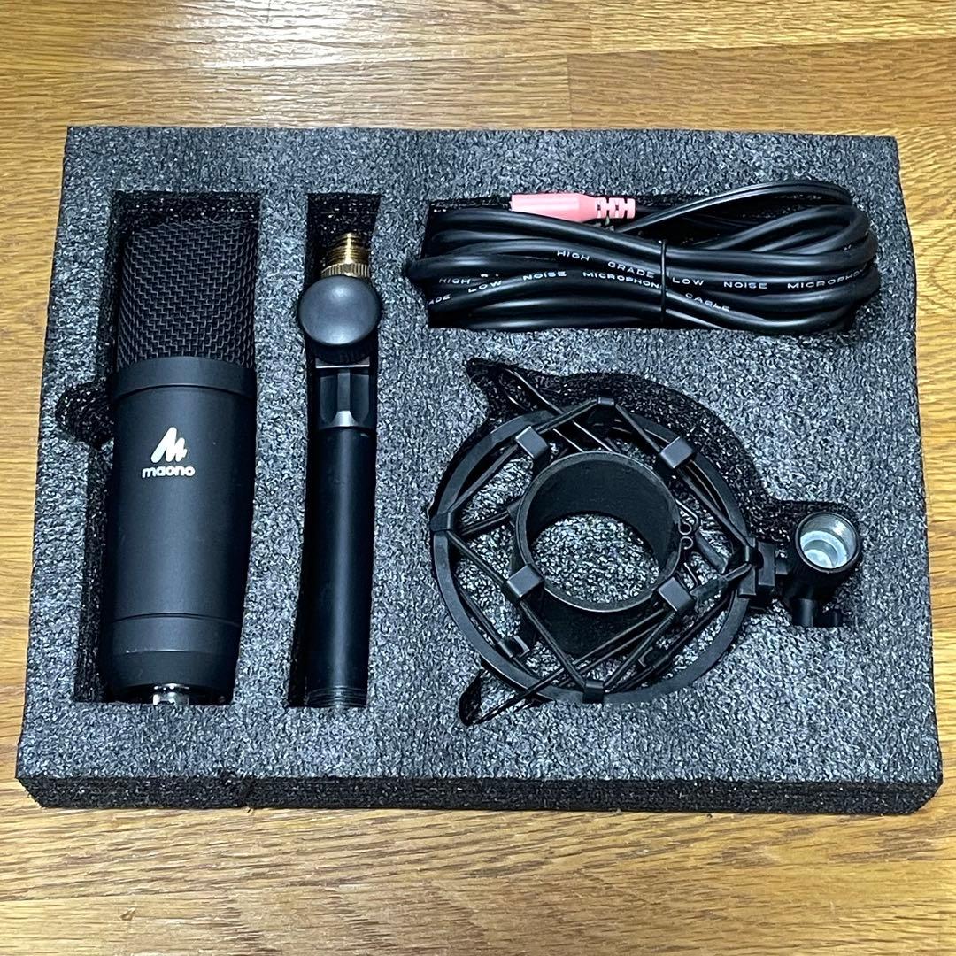 maono コンデンサーマイク 卓上 スタンド maono AU-A03T