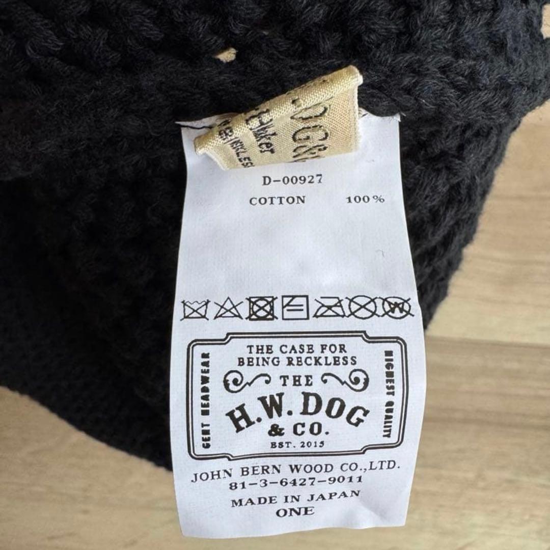 帽子 THE H.W.DOG&CO COTTON KNIT HAT