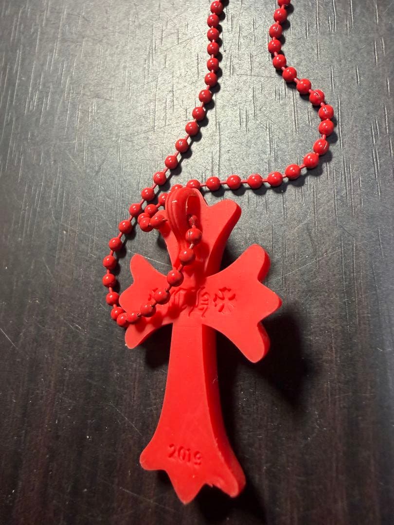 クロムハーツ CHROME HEARTS ラバースモールクロスネックレス