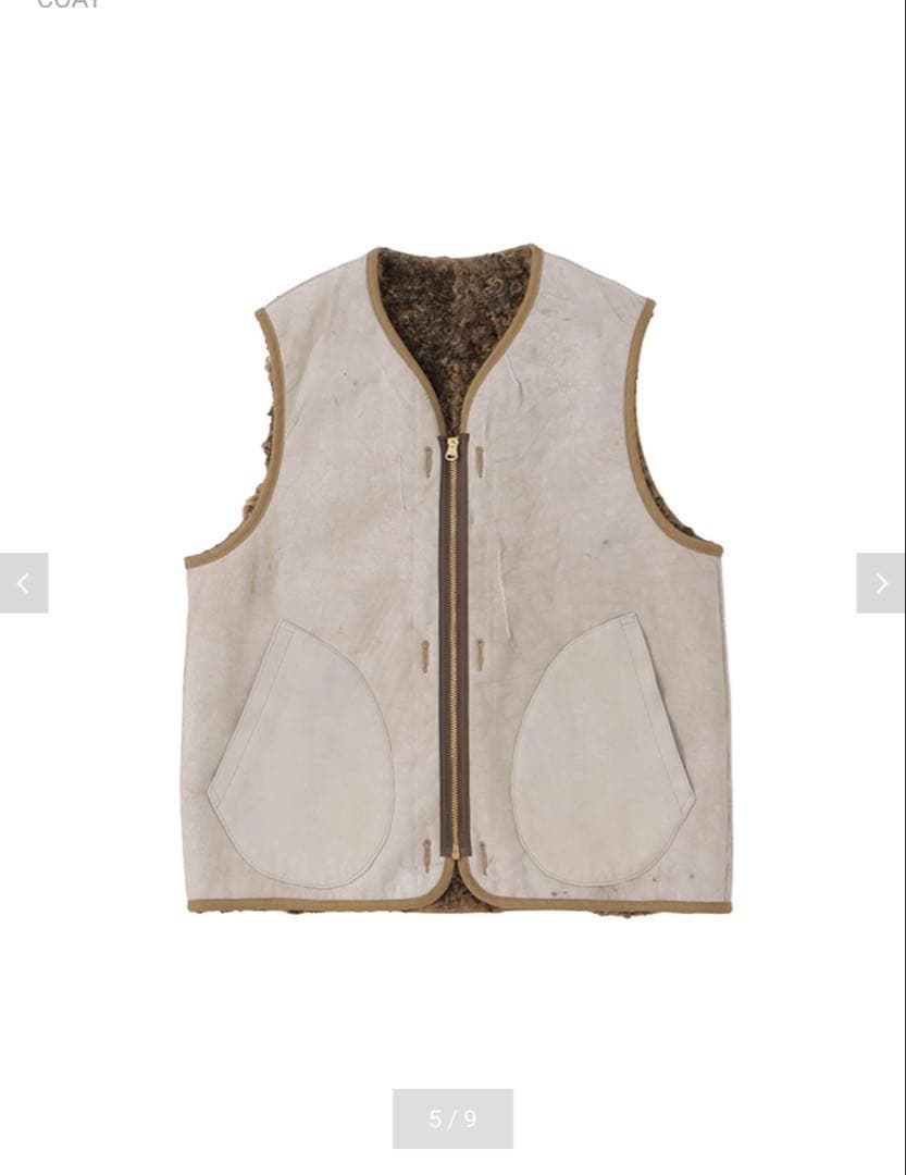 visvim WINFIELD COAT IVORY 1 新品未使用 付属品完備