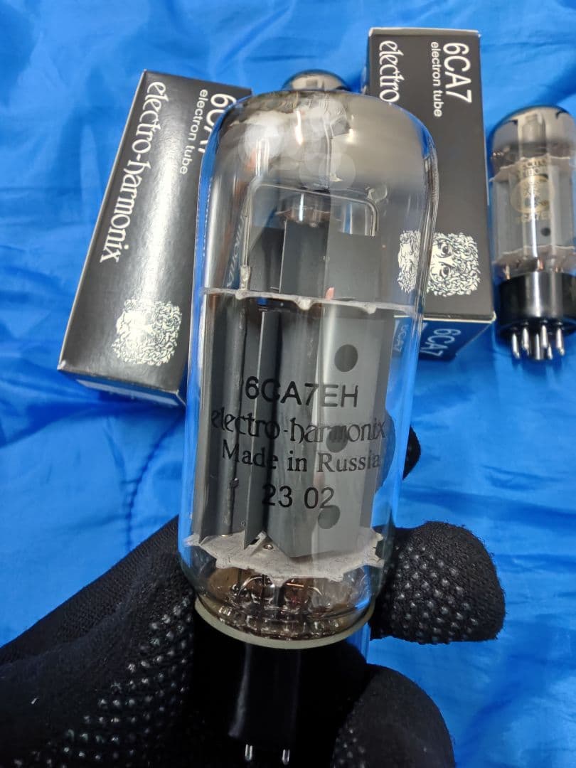 エレクトロハーモニクス　6CA7(EL34)太管ペア管　未使用品　その２