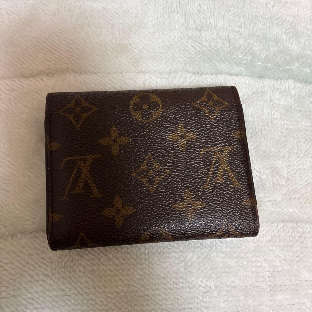Louis Vuitton 三つ折り財布 ブラウン モノグラム