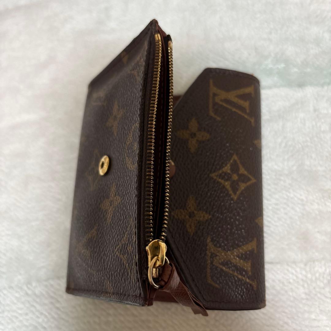 Louis Vuitton 三つ折り財布 ブラウン モノグラム