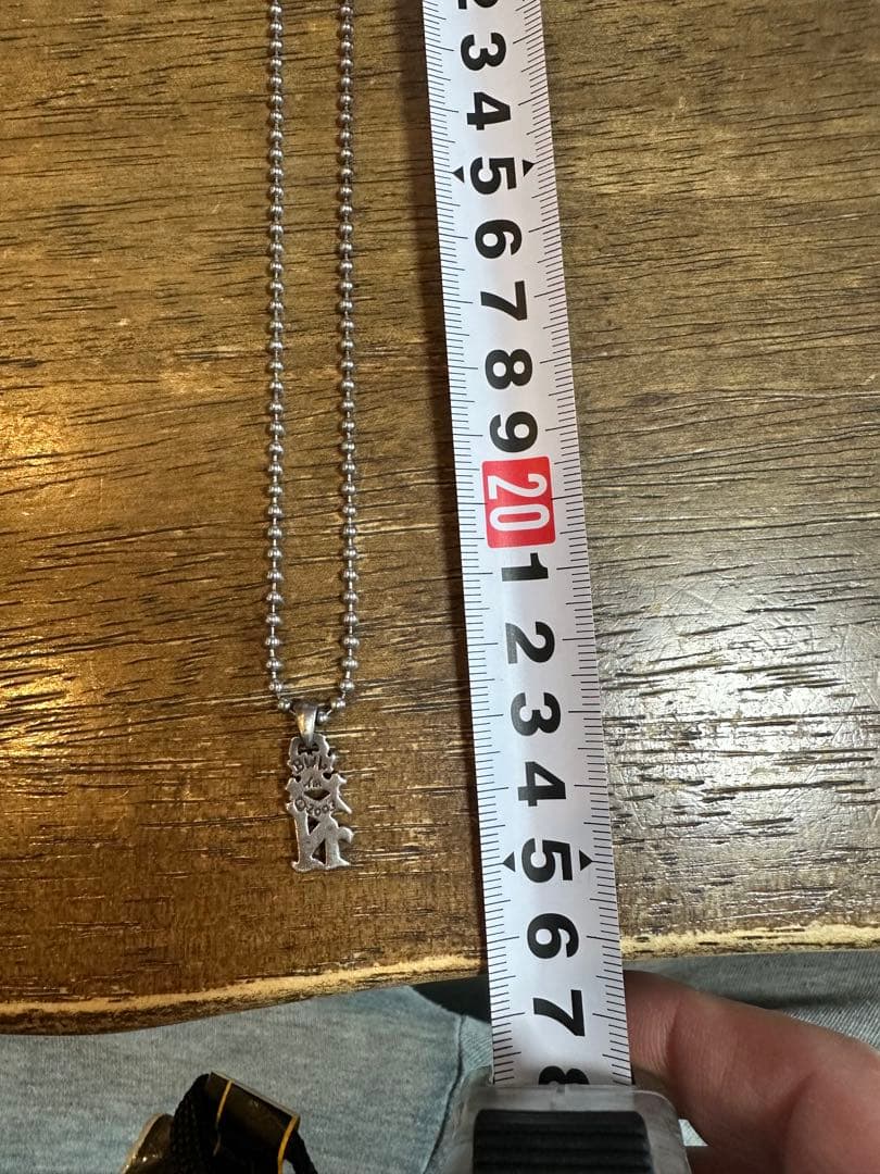 BWLシルバー イニシャルＮネックレス