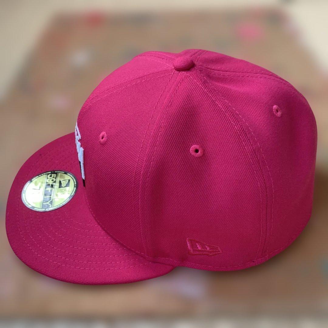 Stussy 59FIFTY ピンクキャップ 7 3/4 61.5㎝