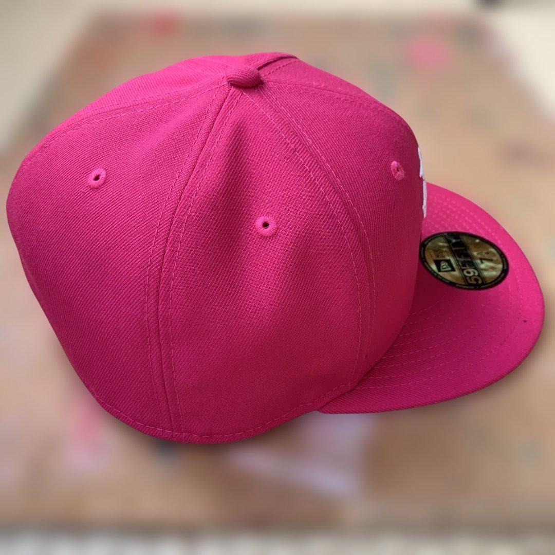 Stussy 59FIFTY ピンクキャップ 7 3/4 61.5㎝