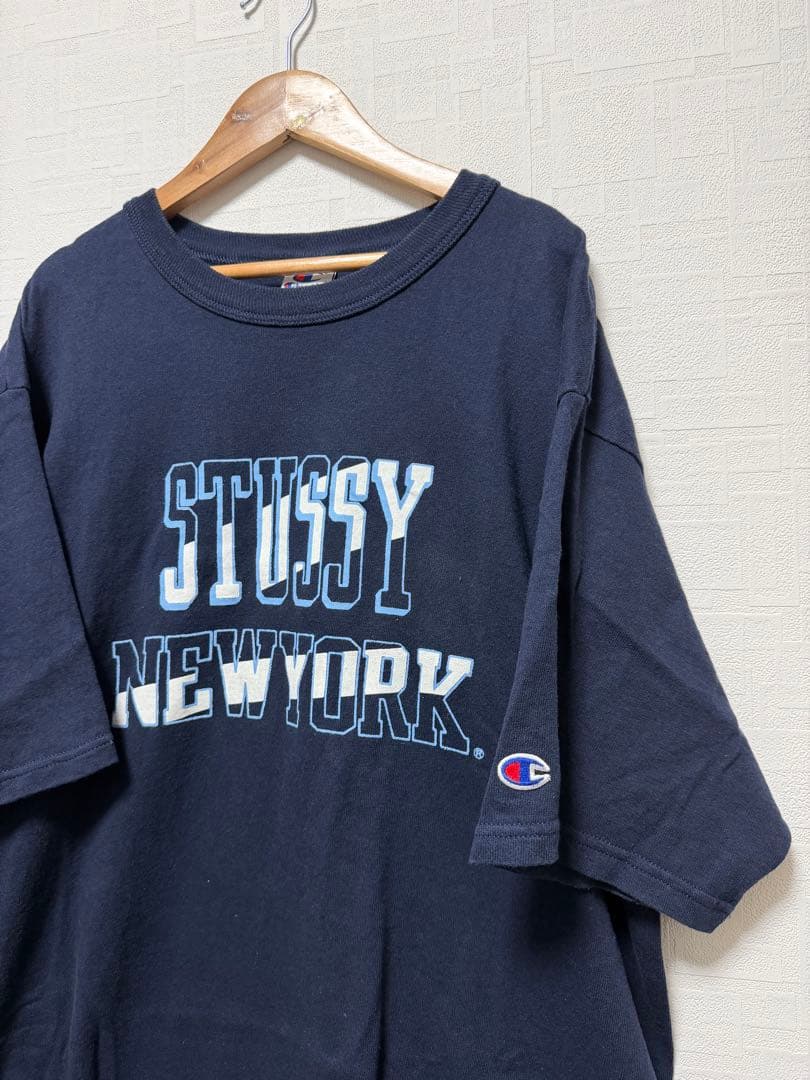 Champion×Stussy Tシャツ