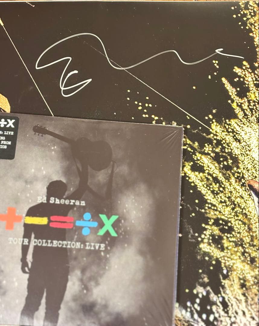 ど*ん様 エドシーラン Ed Sheeran ライブ 2枚組　CD サイン入 ポ