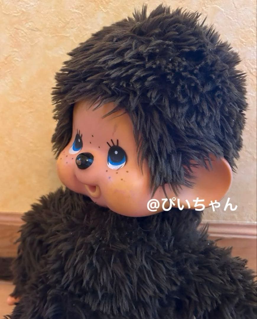 希少　初代　？　モンチッチ　昭和レトロ　ブルーアイ　ぬいぐるみ