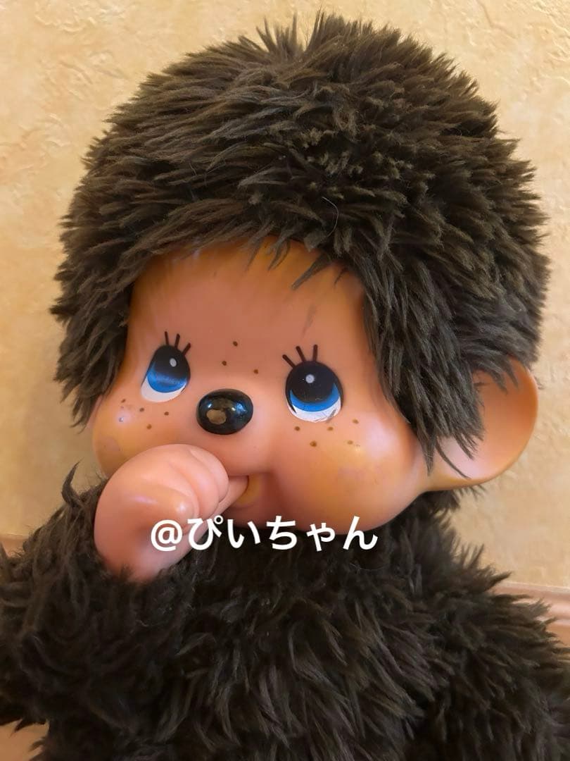 希少　初代　？　モンチッチ　昭和レトロ　ブルーアイ　ぬいぐるみ