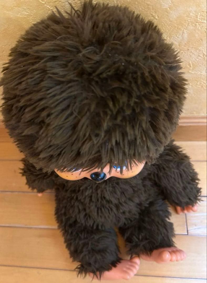 希少　初代　？　モンチッチ　昭和レトロ　ブルーアイ　ぬいぐるみ