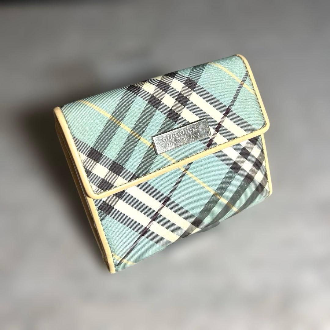BURBERRY BLUE LABEL バーバリー ブルーレーベル 3つ折り財布