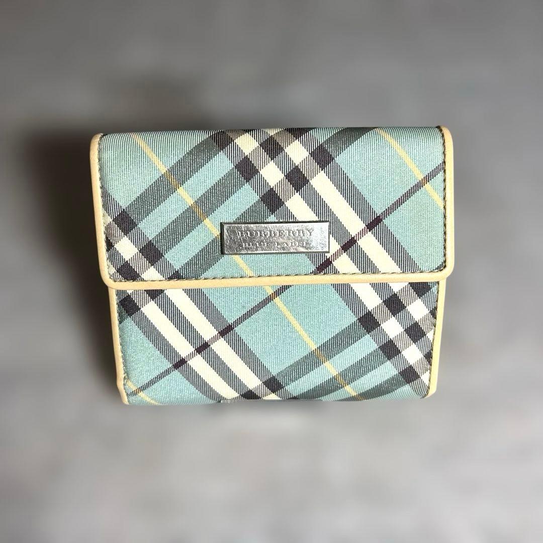 BURBERRY BLUE LABEL バーバリー ブルーレーベル 3つ折り財布