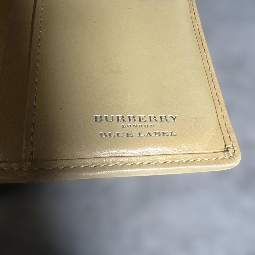 BURBERRY BLUE LABEL バーバリー ブルーレーベル 3つ折り財布