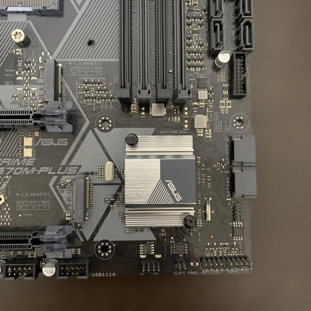 ASUS PRIME H370M-PLUS LGA1151 BIOS確認済 N2