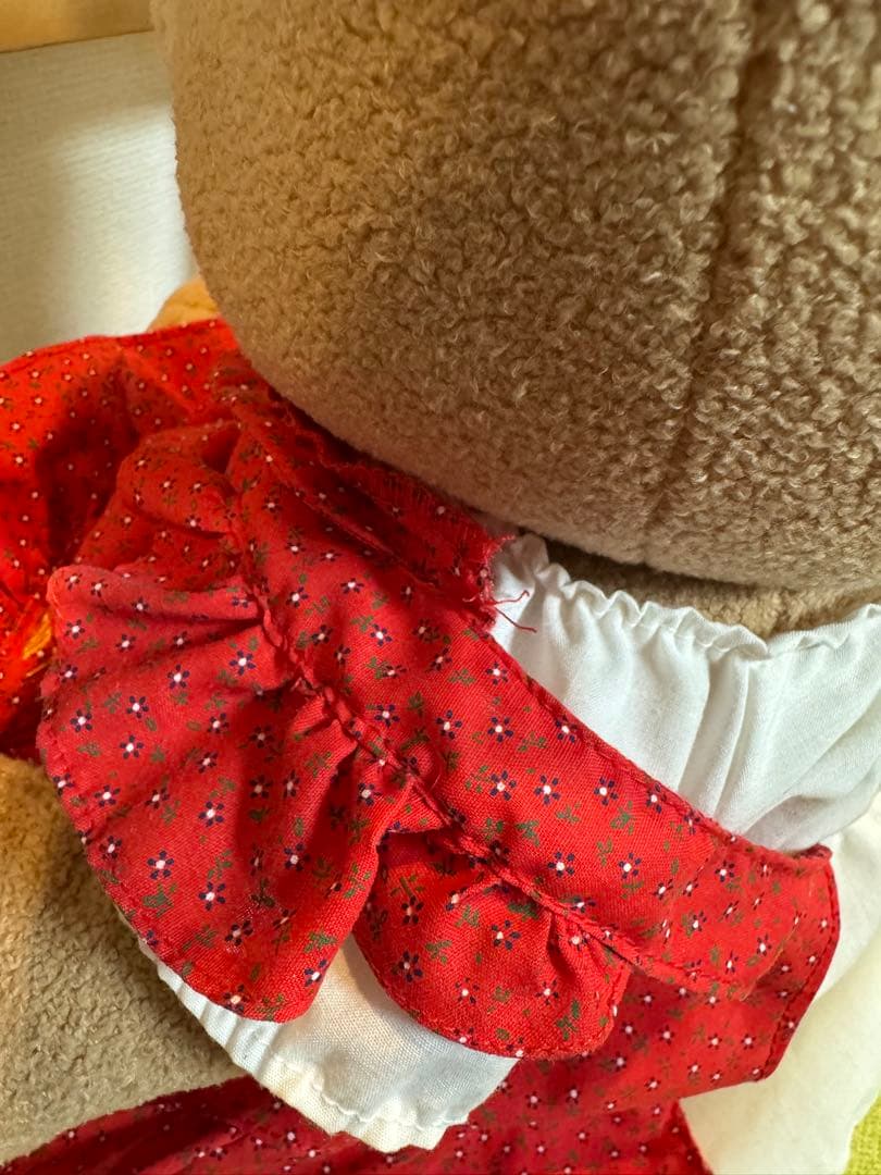 【★週末限定お値下げ⭐︎】シルバニア♡クマの女の子ぬいぐるみLサイズ♡