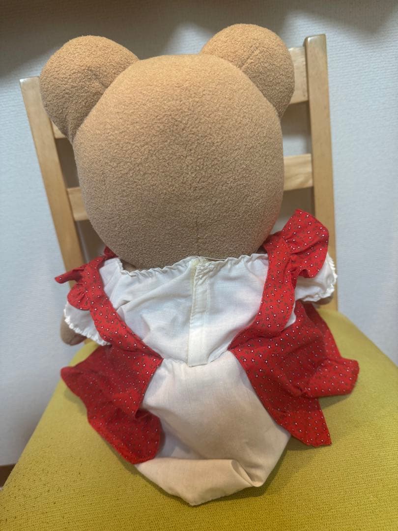 【★週末限定お値下げ⭐︎】シルバニア♡クマの女の子ぬいぐるみLサイズ♡