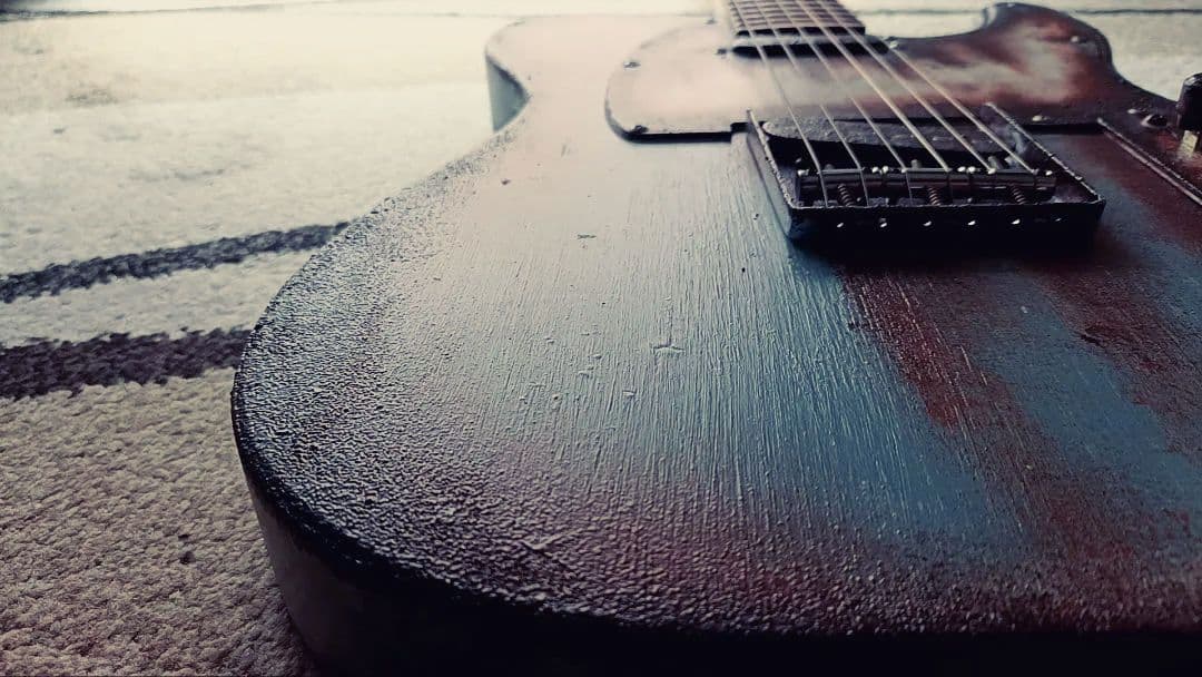 38Guitars テレキャスター TL Rust Blue レリック 錆加工
