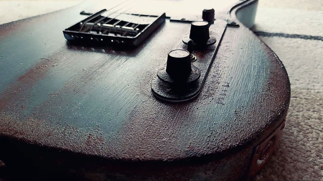 38Guitars テレキャスター TL Rust Blue レリック 錆加工