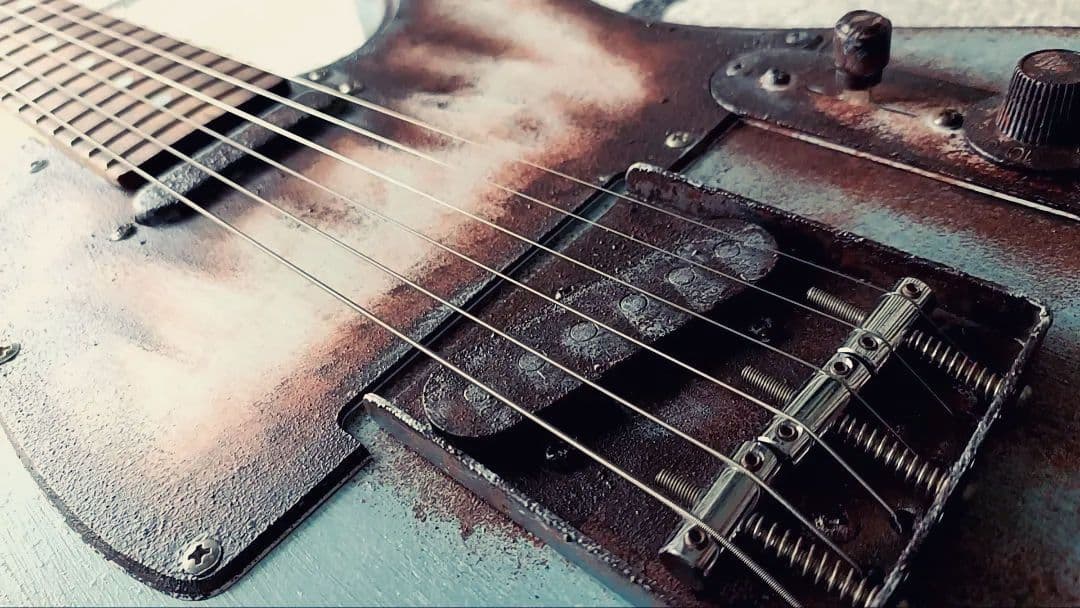 38Guitars テレキャスター TL Rust Blue レリック 錆加工