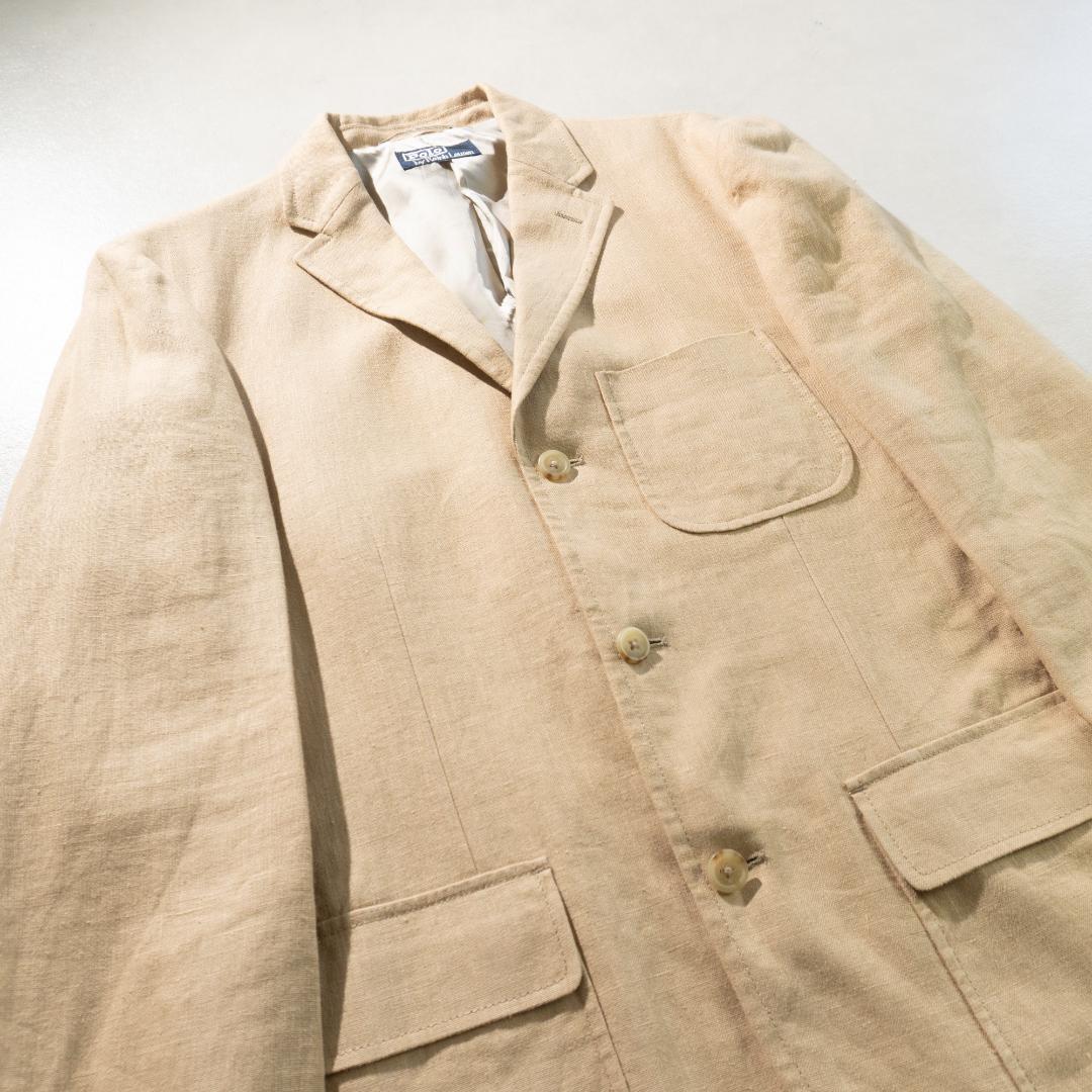 POLO by Ralph Lauren リネンテーラードジャケット/CZ221