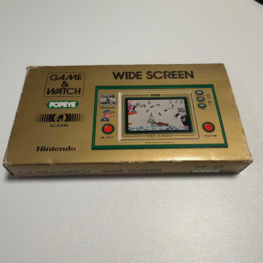 任天堂 ゲーム＆ウォッチ ワイドスクリーン　ポパイ PP-23