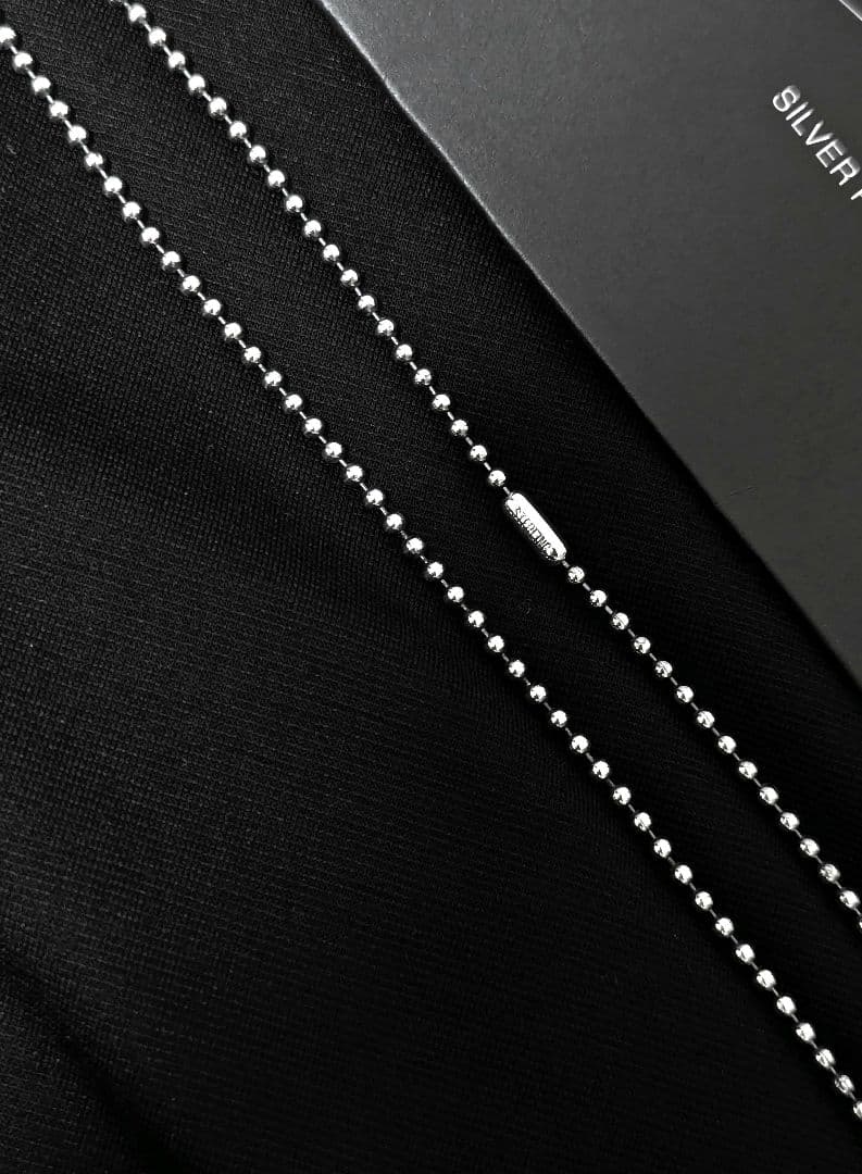 貴重 未使用 old Sterling刻印 クロムハーツ ボールチェーン