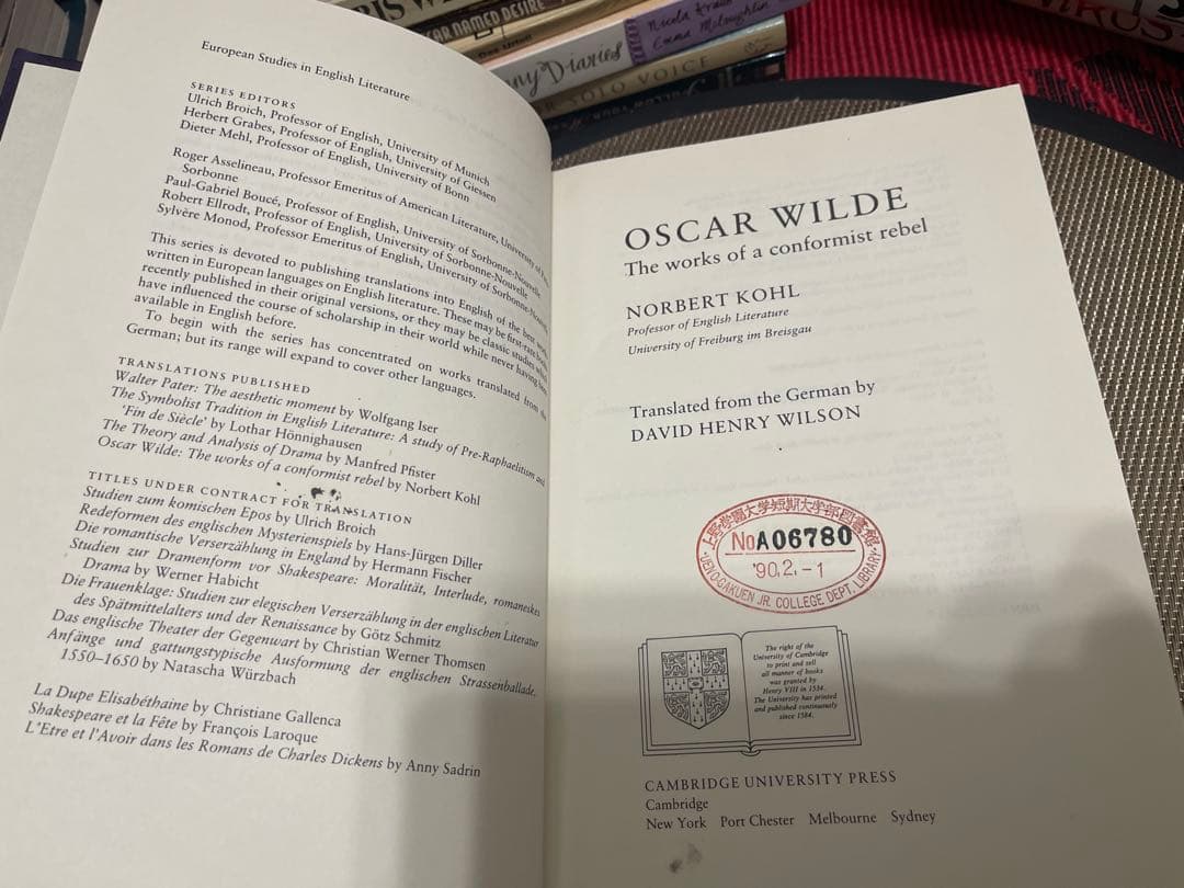 OSCAR WILDE The Works of a Conformist…