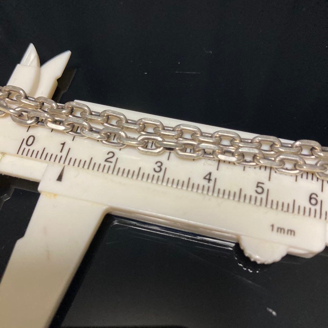 太角　アズキ　925 シルバー　チェーン　52cm