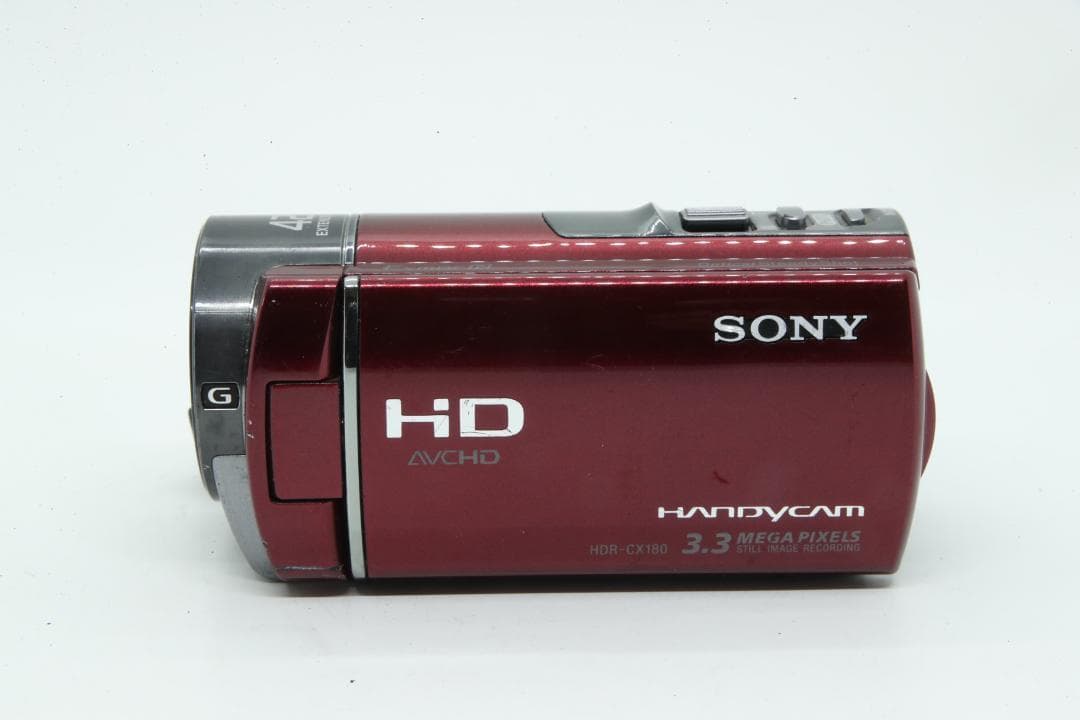 【S2282】 SONY Handycam HDR-CX180 レッド ソニー