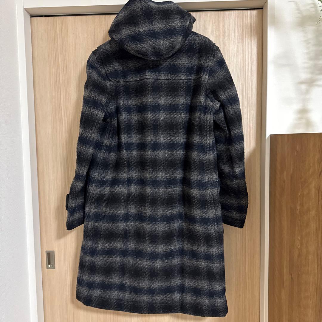 【J.PRESS】ダッフルコート ネイビーとグレーのチェック