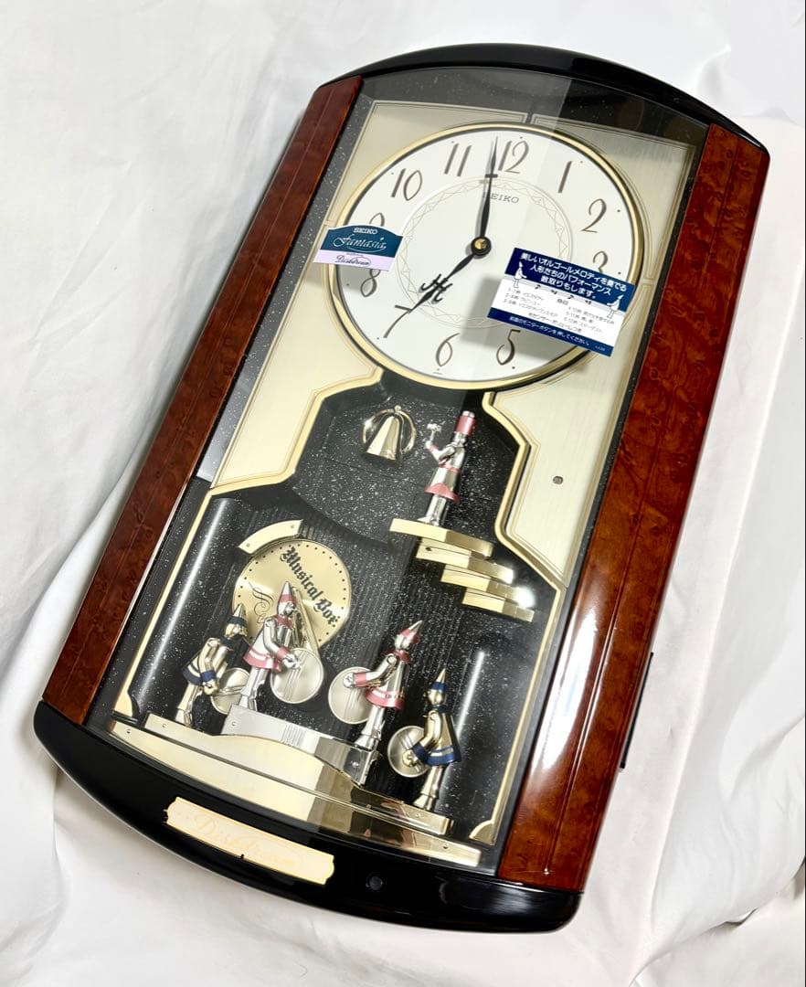 【動作確認済】SEIKO からくり掛時計 Diskdream RE532B