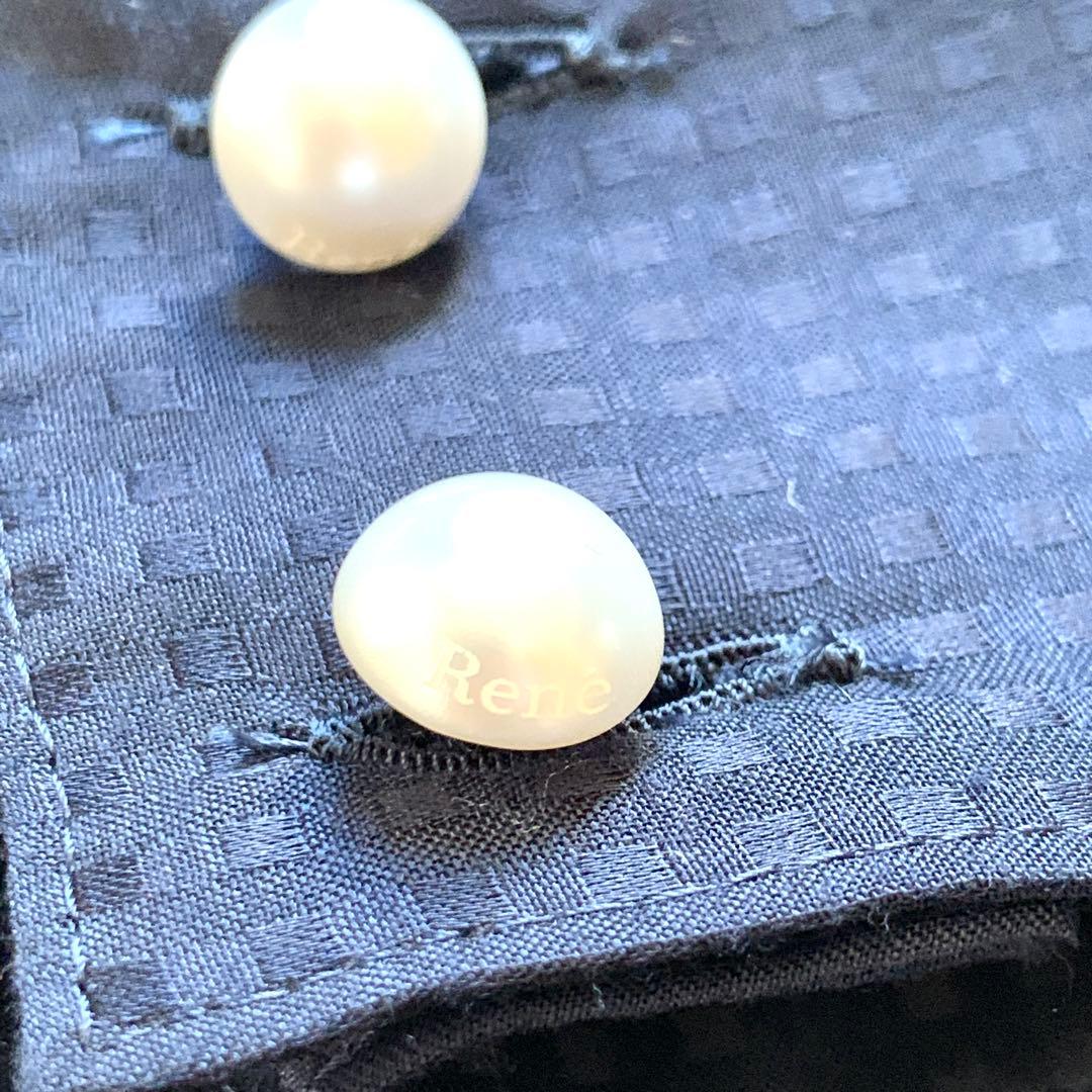 極美品✨完売品 Rene ルネ ボウタイ シフォン ワンピース パール チェック