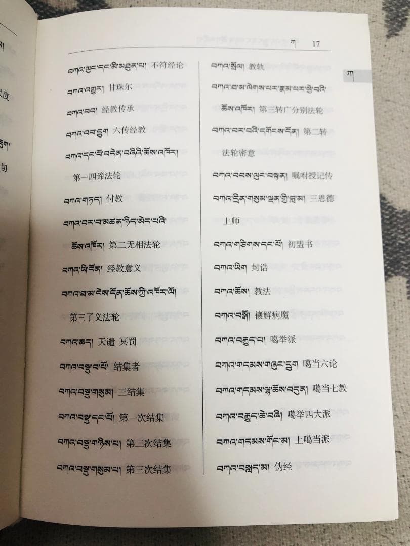 新品 レア 蔵漢対照佛学詞典 チベット語 中国語 仏教辞典 仏教用語 対照辞典