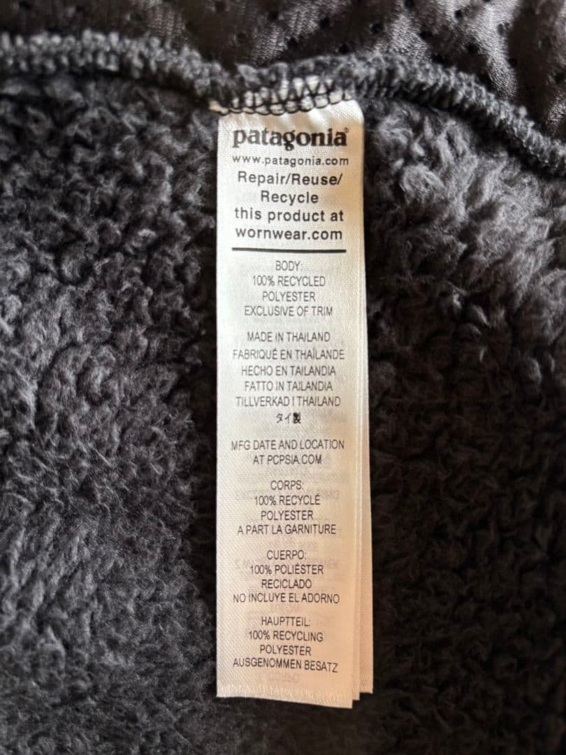 patagonia フリースベスト M ブラック