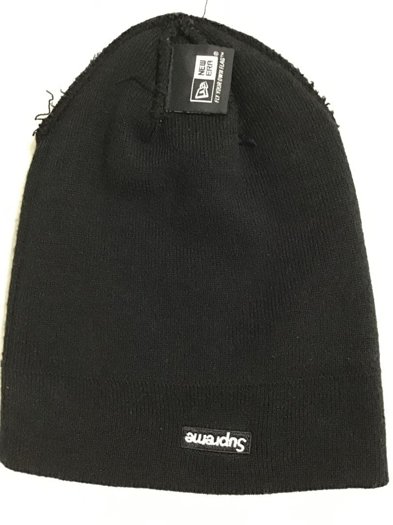 Supreme-New Era Tonal Box Logo Beanie 黒