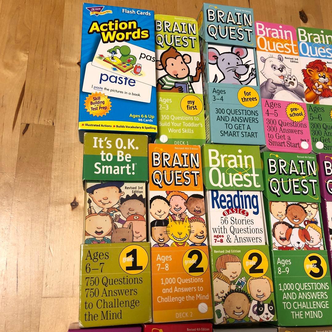 Brain Quest セット➕Action Words cards（新品）